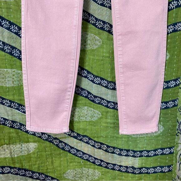NWT PAIGE Soft Pink Verdugo Ultra Skinny Ankle Pants Size 24 - Picture 6 of 14